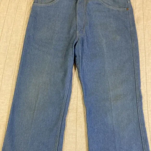 Vtg Levis For Men Size 36 30 Blue Denim WPL 423 Orange Tab Made In USAskosh